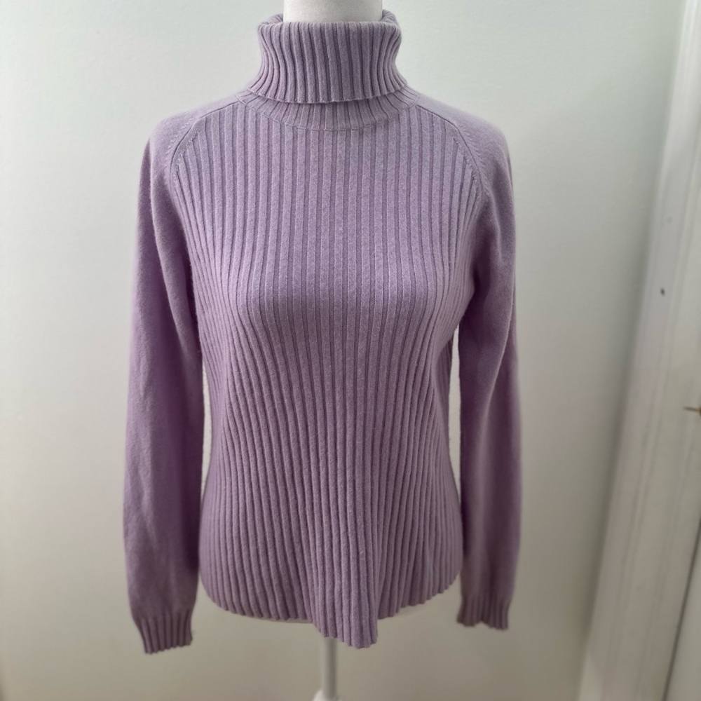 VINTAGE NEIMAN MARCUS CASHMERE SWEATER TURTLENECK LONG SLEEVE S-Small
